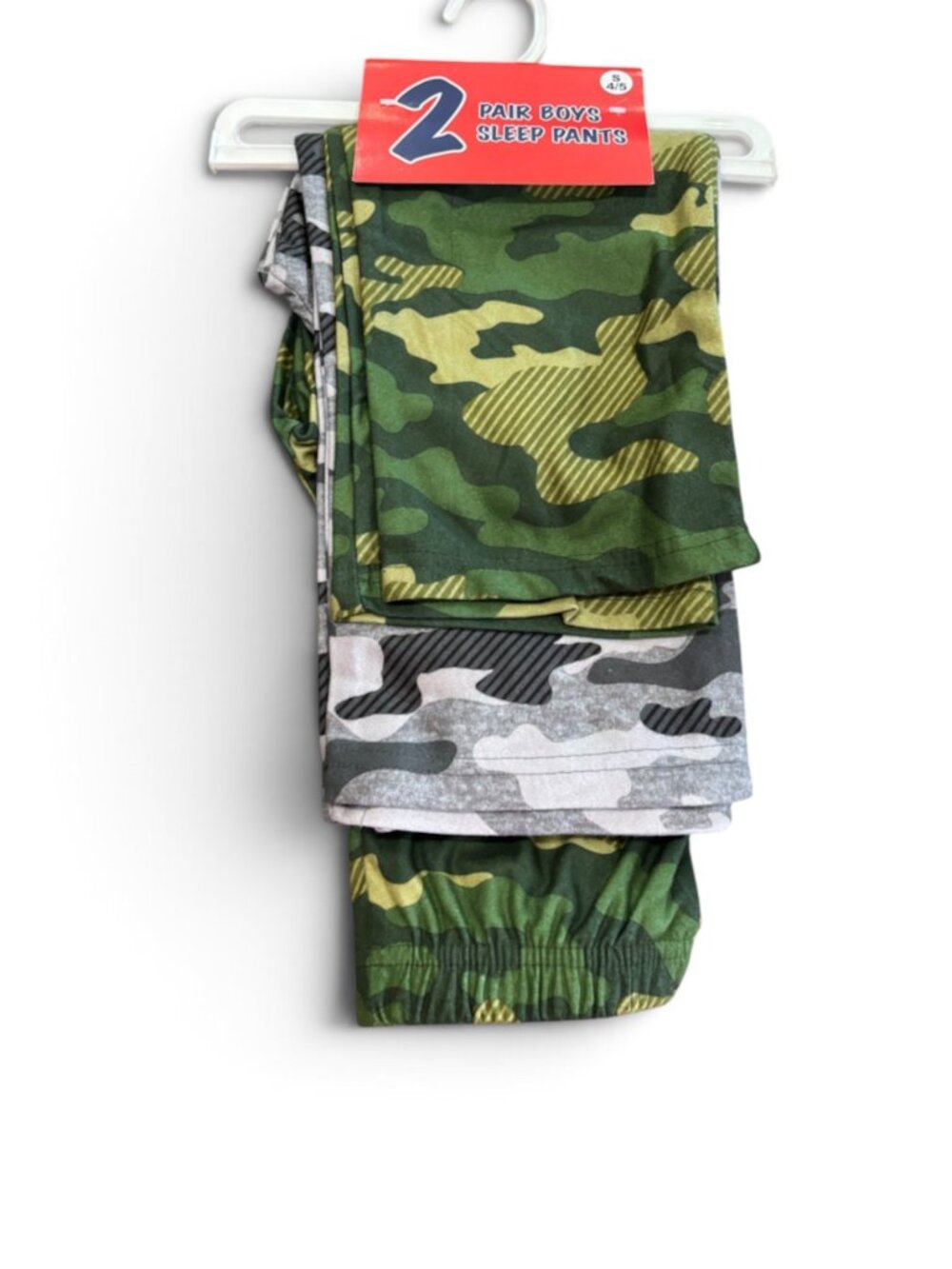 UP-L8 Little Boys' Camo Lounge Pajama Sleep Pants 2 Pair Small 4/5